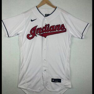 Authentic Nike Cleveland INDIANS Flex Base Home White FINAL SEASON Jersey